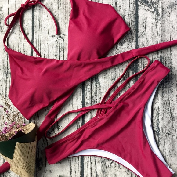 Other - NWT Red Bikini Set